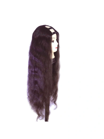 Cadenza Hair  U-PART  30 Inches Straight / Wavy Hair Wigs-Brown (#4)-1