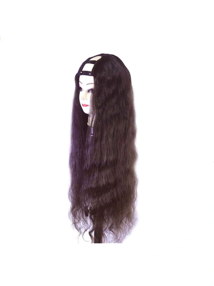 Cadenza Hair  U-PART  30 Inches Straight / Wavy Hair Wigs-Brown (#4)-2