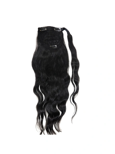 Cadenza Ponytail Hair Extensions Length 16 Inches-PON-HE-16-NBL-C