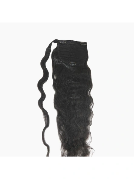 Cadenza Ponytail Hair Extensions Length 24 Inches-PON-HE-24-NBL-C