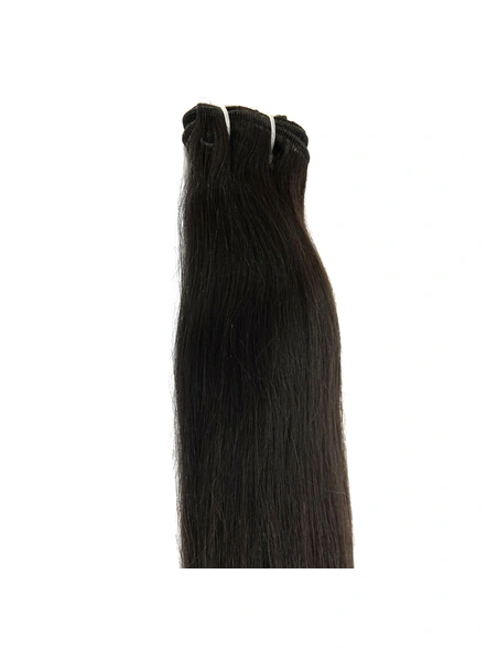 Cadenza Hair  Sew in Weaves (Wefts) Hair Extensions Length 20 Inches-Straight/Wavy-Natural Black-1