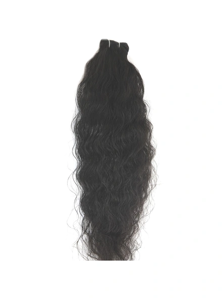 Cadenza Hair  Sew in Weaves (Wefts) Hair Extensions Length 22 Inches-Straight/Wavy-Natural Black