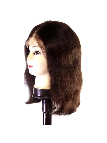 Cadenza Hair  Top Closure 10 Inches Straight / Wavy Hair Wigs-Straight/Wavy-Brown (#4)-1