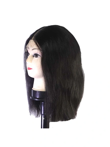 Cadenza Hair  Top Closure 12 Inches Straight / Wavy Hair Wigs-Straight/Wavy-Natural Color-2
