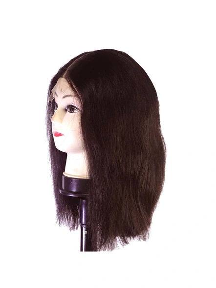 Cadenza Hair  Top Closure 12 Inches Straight / Wavy Hair Wigs-Straight/Wavy-Brown (#4)-1