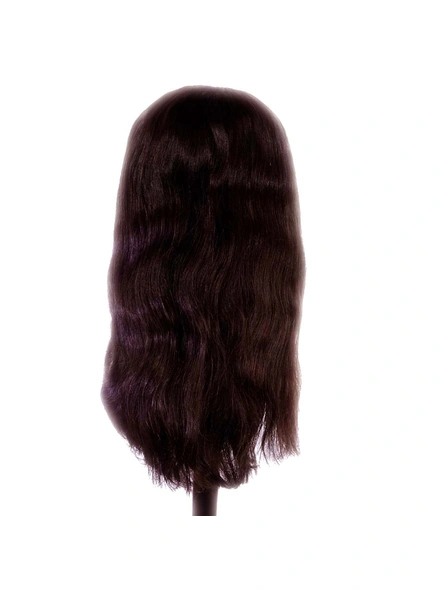 Cadenza Hair  Top Closure 12 Inches Straight / Wavy Hair Wigs-Straight/Wavy-Brown (#4)-2