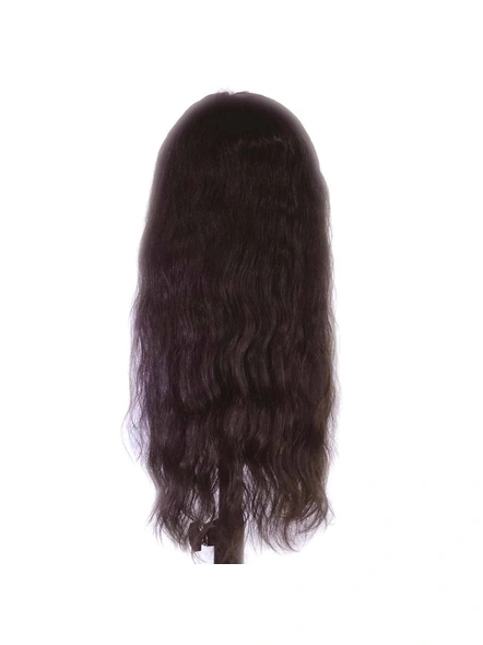 Cadenza Hair  Top Closure 18 Inches Straight / Wavy Hair Wigs-Straight/Wavy-Brown (#4)-1