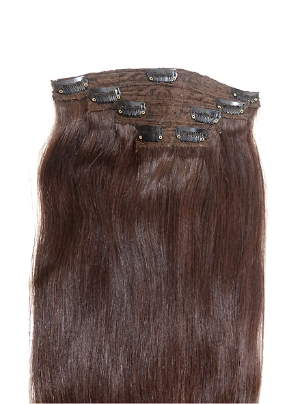Cadenza Clip-in Hair Extensions Length 20 Inches-Light Brown-1