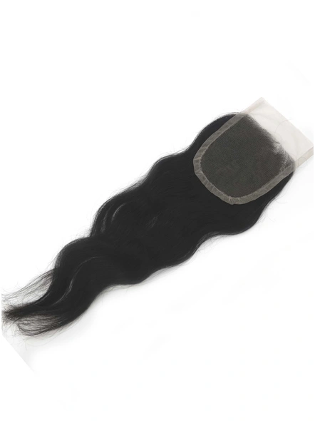 Cadenza Hair  Lace Closures  24 Inches Straight / Wavy Hair-Straight/Wavy-Natural Color-3