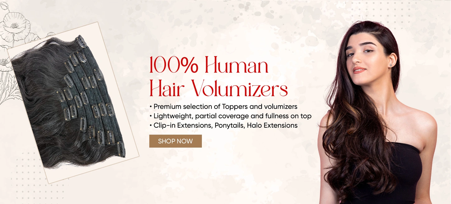 Hair volumizer product displayed for adding volume and fullness to hair