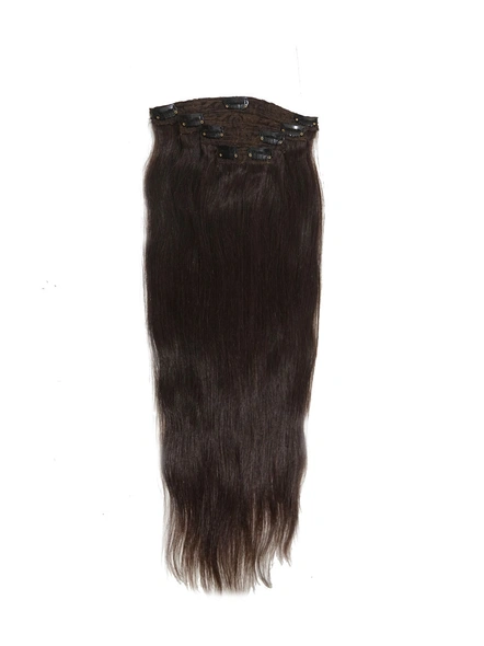 Cadenza Clip-in Hair Extensions Length 20 Inches-CLIP-HE-4-20-NBR
