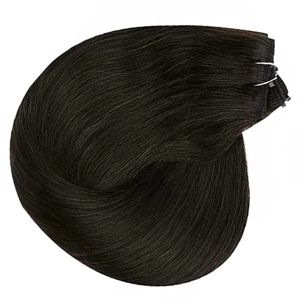 Beaded Hair Wefts Bob Lenghts 10 &quot;, 12&quot;, 14&quot;-Straight-Brown BE9567-12 INCH-4