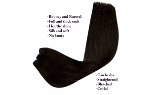 Beaded Hair Wefts Short Lenghts 16 ", 18", 20"