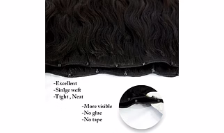 Beaded Hair Wefts Medium Lenghts 22 ", 24", 26"