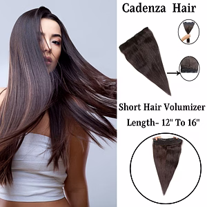 4 Clip Ear to Ear Hair Volumizer Medium Lengths 16",18", 20", 22"