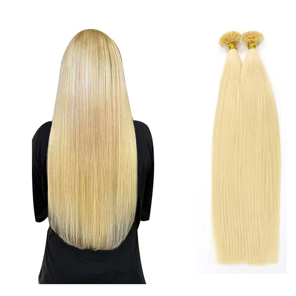 Flat -Tip Hair Extension Short Lengths 12&quot;, 14&quot;, 16&quot;-16-CH-Flat-TIP-BLD-101-12-STR