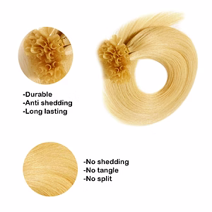 U-Tip Hair Extension Medium Lengths 18", 20", 22"