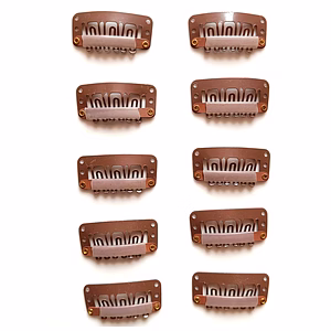 Hair Extension attachment Clip  PACK OF 10 PCS