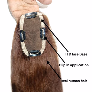 Hair Topper Medium Lengths : 3X5 16", 18", 20"