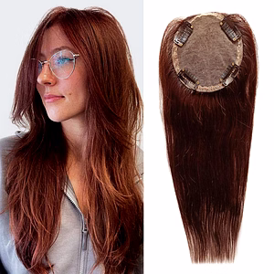 Hair Topper Medium Lengths : 4x4  16", 18", 20"