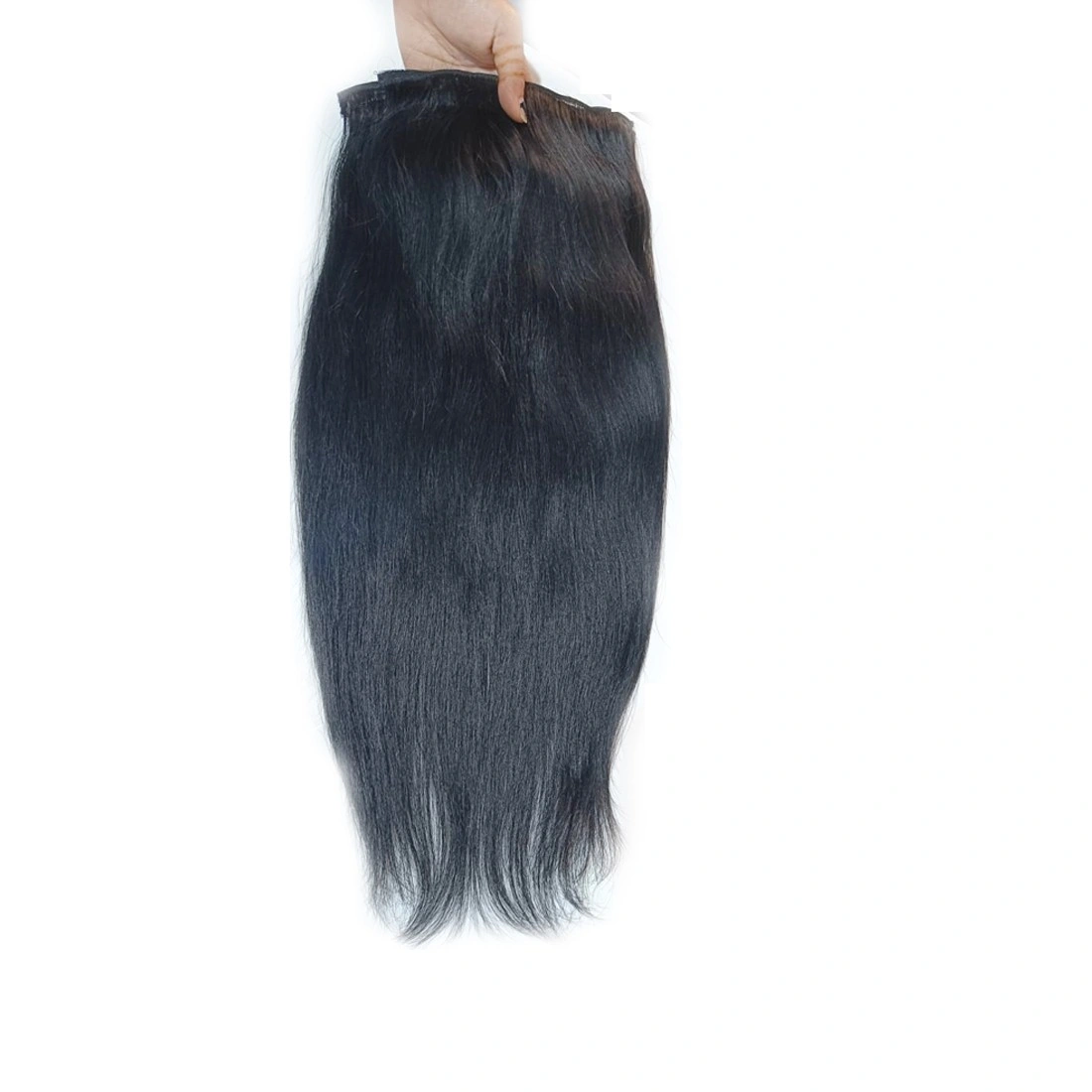 7 Pcs Clip in Hair Extension Short Lengths :     12&quot;, 14&quot;, 16&quot;-Straight-Natural Black-16 inch-4