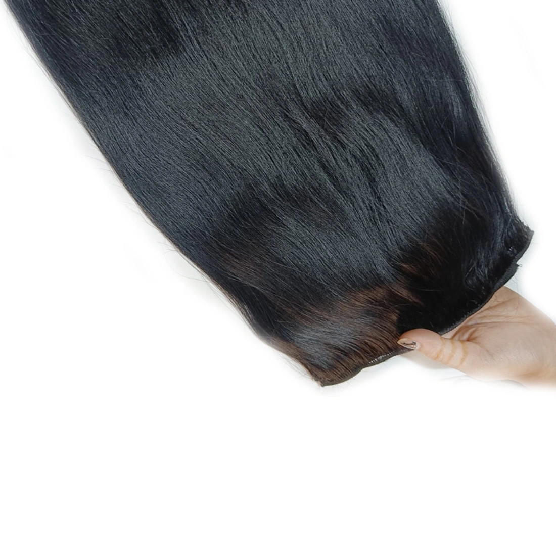 7 Pcs Clip in Hair Extension Medium Lengths : 18&quot;, 20&quot;, 22&quot;-Straight-Natural Black-20 inch-2