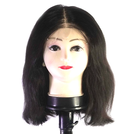Straight Lace Front Wig Short Lengths 12&quot;, 14&quot;-14 inch-Natural Black-220 gm-1