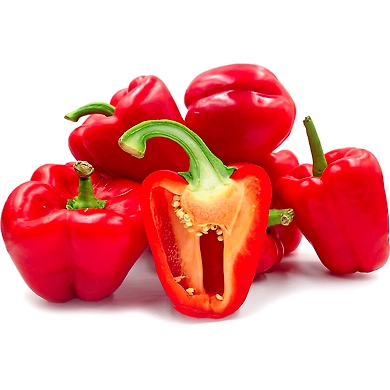 Red Bell Peppers (250 Gms)-MELS-1120