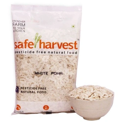 Safe Harvest White Poha - Pesticide Free-SKU-Rice-098