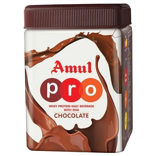 Amul Pro Whey Protein - Malt Beverage health drink with DHA - Chocolate-SKU-HD-005