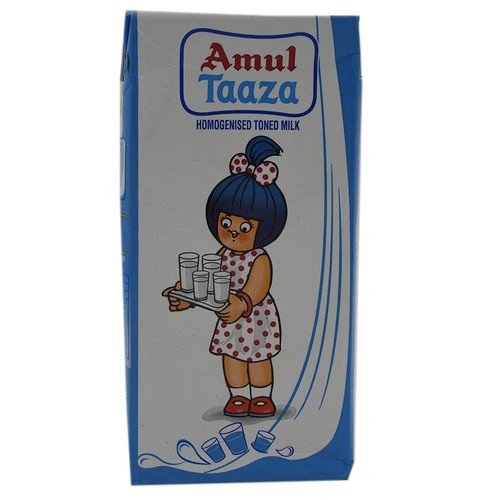 Amul Taaza Homogenised Toned Milk-SKU-Britania-015