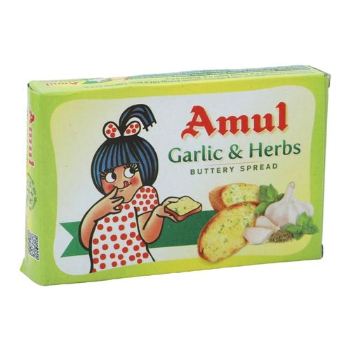 Amul Buttery Spread - Garlic &amp; Herbs-SKU-Britania-026