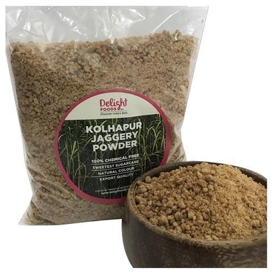 Delight Foods Powder - Kolhapur Jaggery-SKU-Sugar-037
