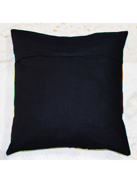 Hand Painted Cotton Cushion Cover (16inch X 16inch)-1