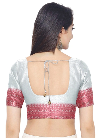 White Cotton Handloom Begumpuri Saree with Blouse Piece-white-Sari-Cotton-One Size-Adult-Female-5