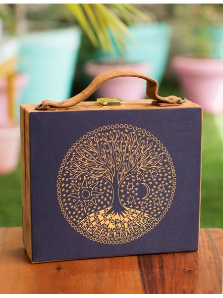 Golden Tree Suitcase Sling Bag-LAASUIT027