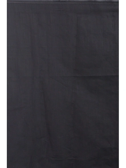 Black Handwoven Matka Silk Jamdani Saree-Black-Sari-Matka Silk-One Size-Adult-Female-4