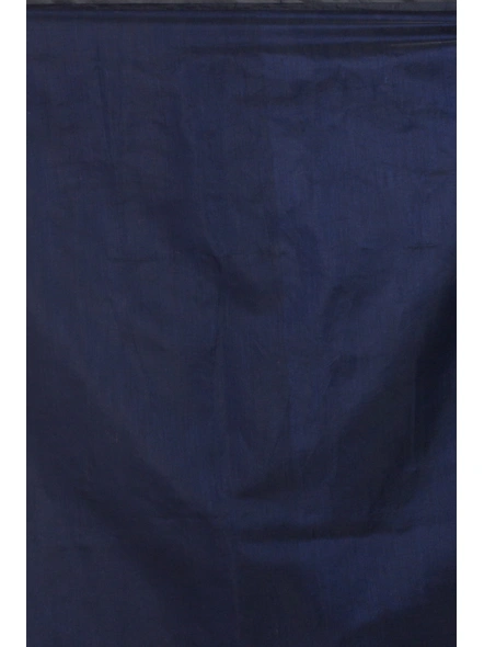 Navy Blue Handwoven Matka Silk Jamdani Saree-blue-Sari-Matka Silk-One Size-Adult-Female-4