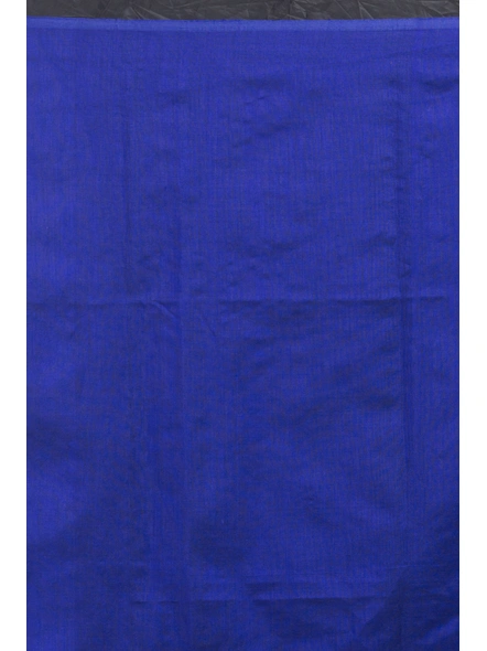 Dark Blue Handwoven Matka Silk Jamdani Saree-Blue-Sari-Matka Silk-One Size-Adult-Female-4