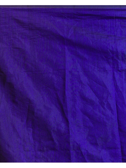 Dark Blue Handwoven Matka Silk Saree-Blue-Sari-Matka Silk-One Size-Adult-Female-3