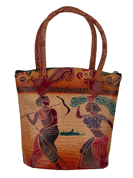 TANN IN Shantiniketan Leather Small shoulder bag (8*8)-TISB03