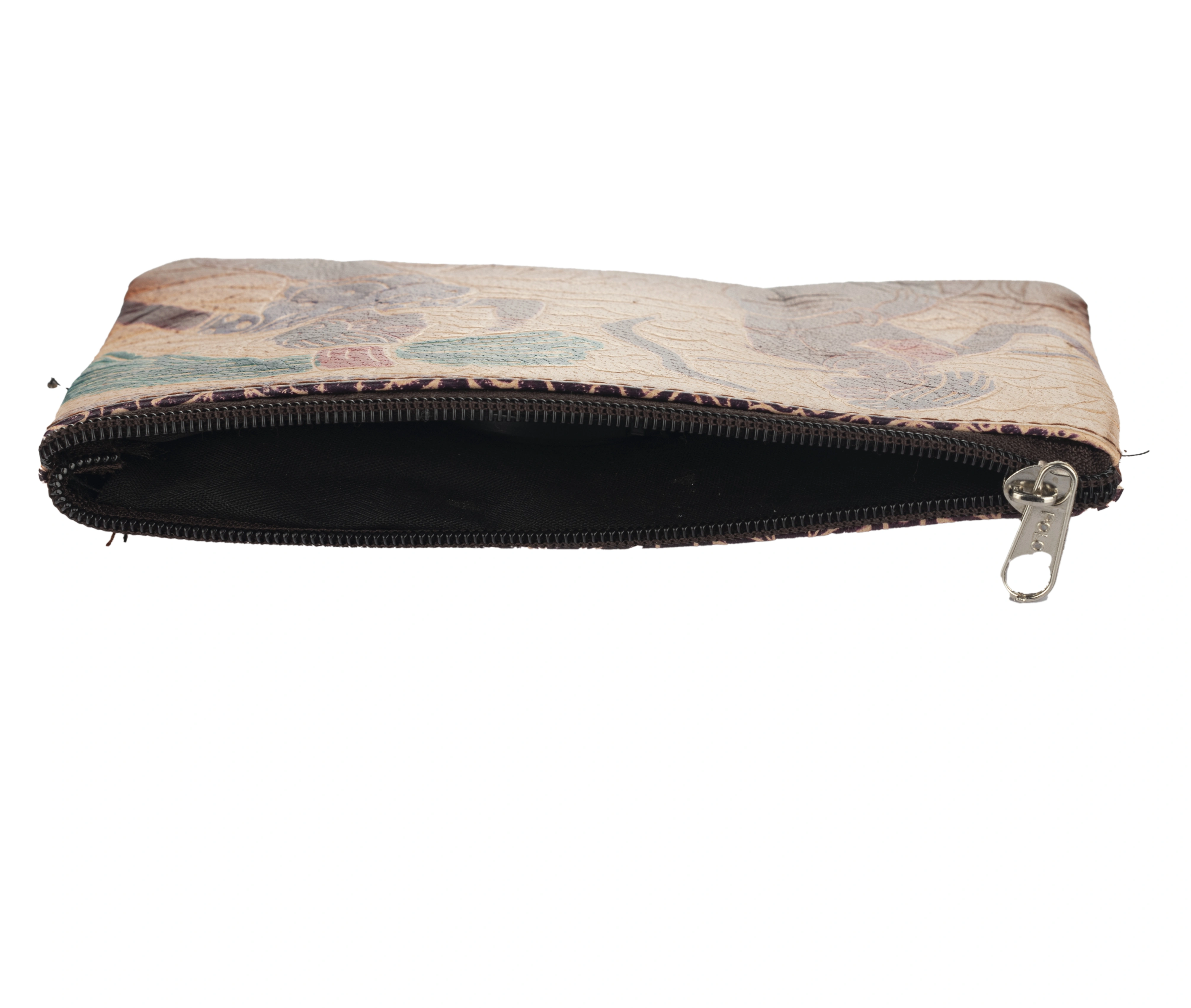 Shantiniketan Leather Picnic Clutch bag (7*4)-Multicolor-Genuine Leather-Clutch-Female-Adult-3