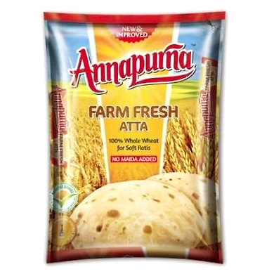 Annapurna Farm Fresh Atta, 1 kg Pouch-AFFA1