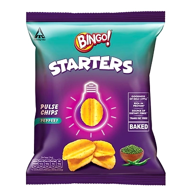 Bingo! Starters Pulse Chips Peppery 24g-SKU-6788