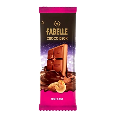 Fabelle Fruit and Nut Choco Deck Bar 35.5g-SKU-6811