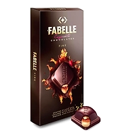 Fabelle Luxury Chocolates Fire Centre Filled Bar Infused with White Mousse and Chilli 131g