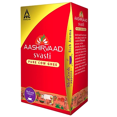 Aashirvaad Svasti Pure Cow Ghee-SKU-6861