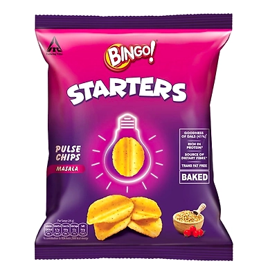 Bingo! Starters Pulse Chips Masala 24g-SKU-6831