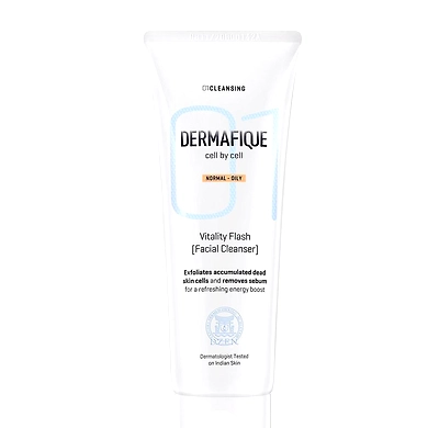 Dermafique Vitality Flash Facial Cleanser, 100ml-SKU-7025