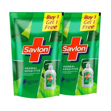 Savlon Herbal Sensitive Handwash Refill -750ml (Buy 1 Get 1 Free)-SKU-6931